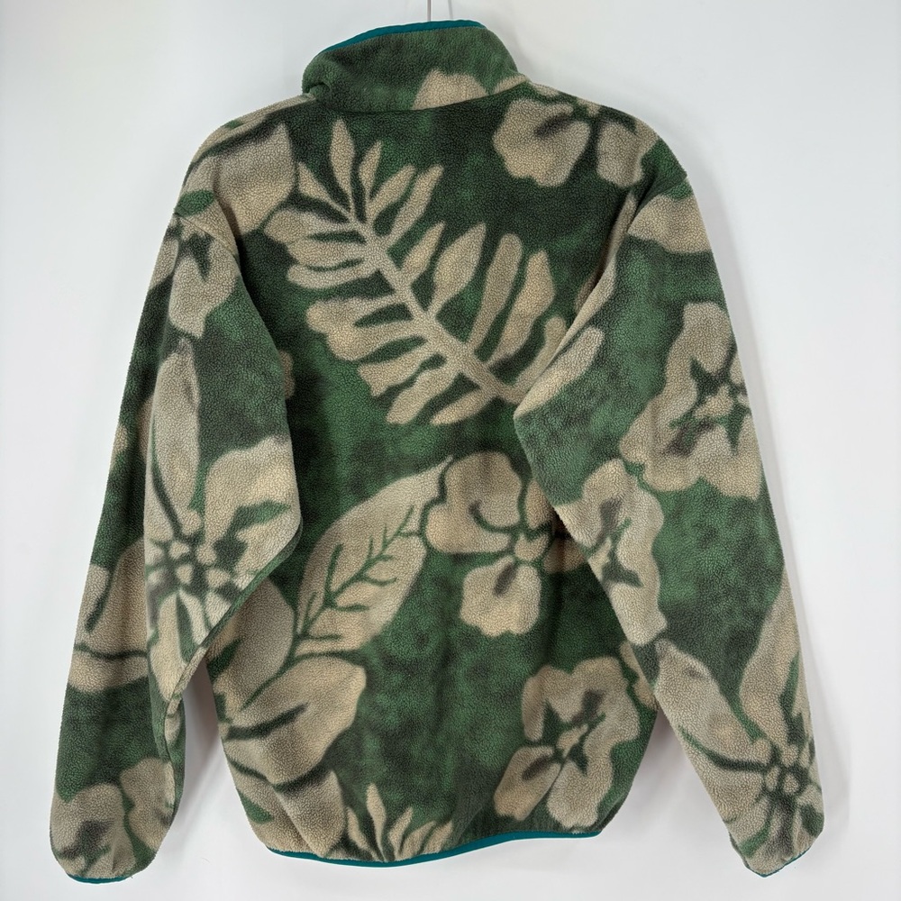 Patagonia Spice Garden Floral Hawaiian Synchilla Snap-T Fleece Medium - Picture 2 of 4
